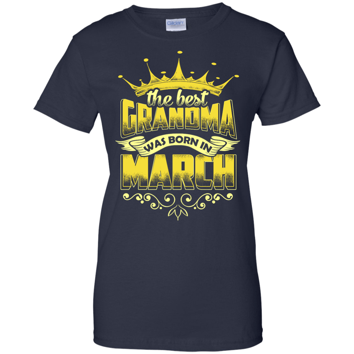 The Best Grandma Was Born In March T-Shirt & Hoodie | Teecentury.com