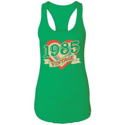 37th Birthday Gifts Classic Retro Heart Vintage 1985 T-Shirt & Tank Top | Teecentury.com