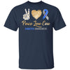Peace Love Cure Diabetes Awareness T-Shirt & Hoodie | Teecentury.com