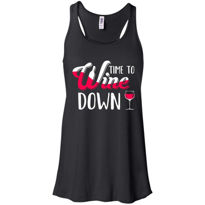 Time To Wine Down Funny Drinking Wine T-Shirt & Tank Top | Teecentury.com