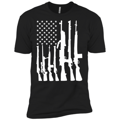 Rifle American Flag Machine Gun Rights T-Shirt & Hoodie | Teecentury.com