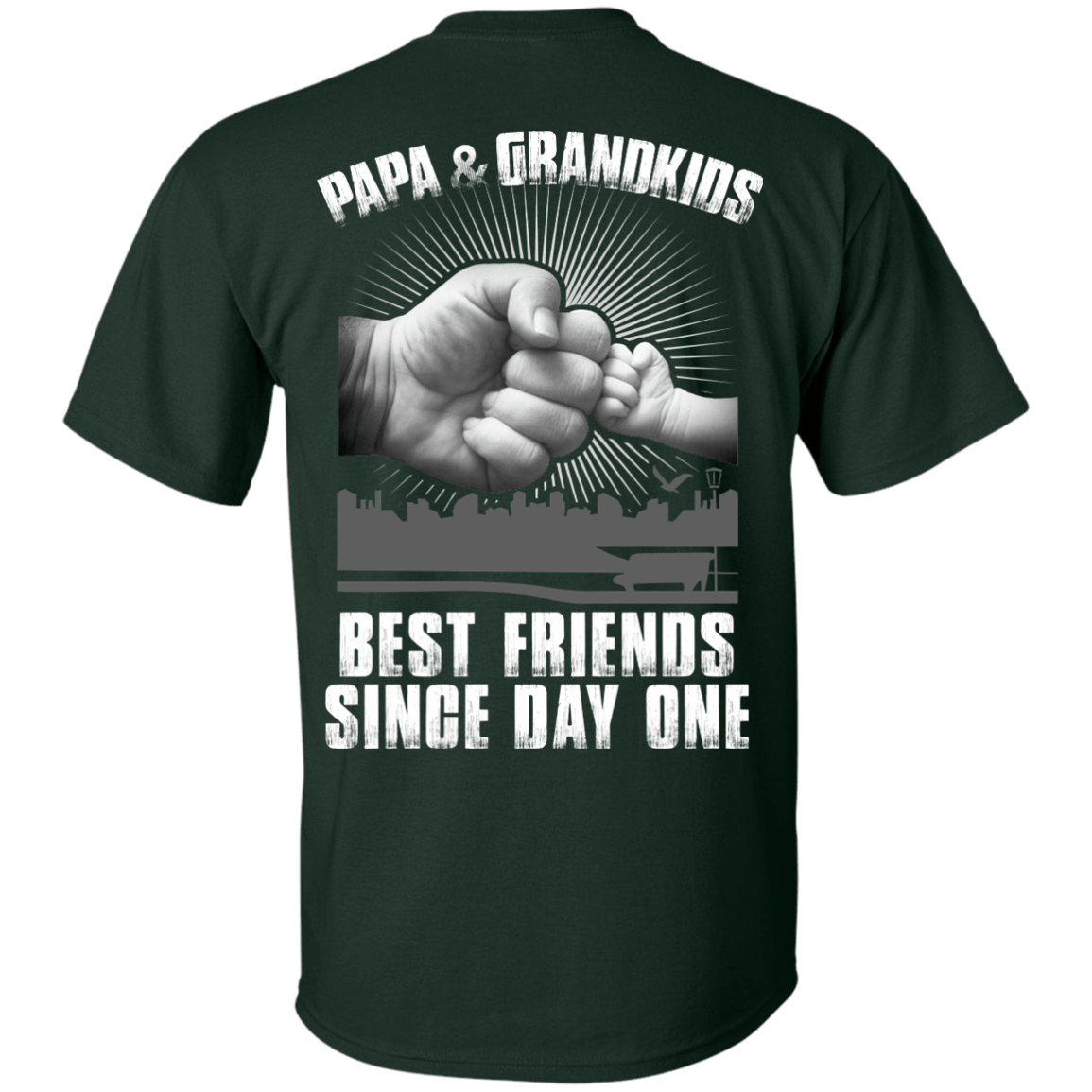 Papa And Grandkids Best Friends Single Day One T-Shirt & Hoodie | Teecentury.com