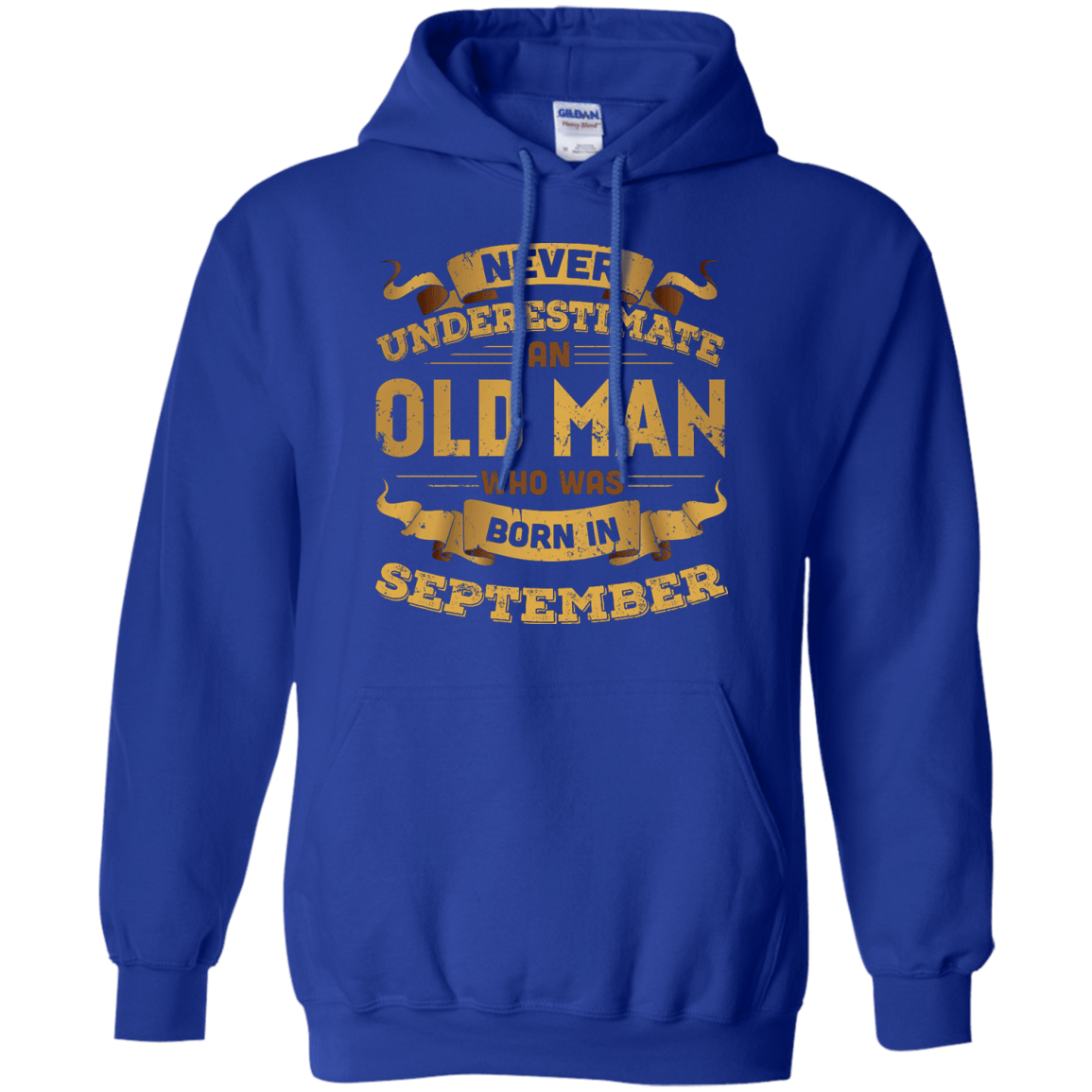 Never Underestimate An Old Man Who Was Born In September T-Shirt & Hoodie | Teecentury.com