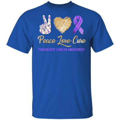 Peace Love Cure Pancreatic Cancer Awareness T-Shirt & Hoodie | Teecentury.com