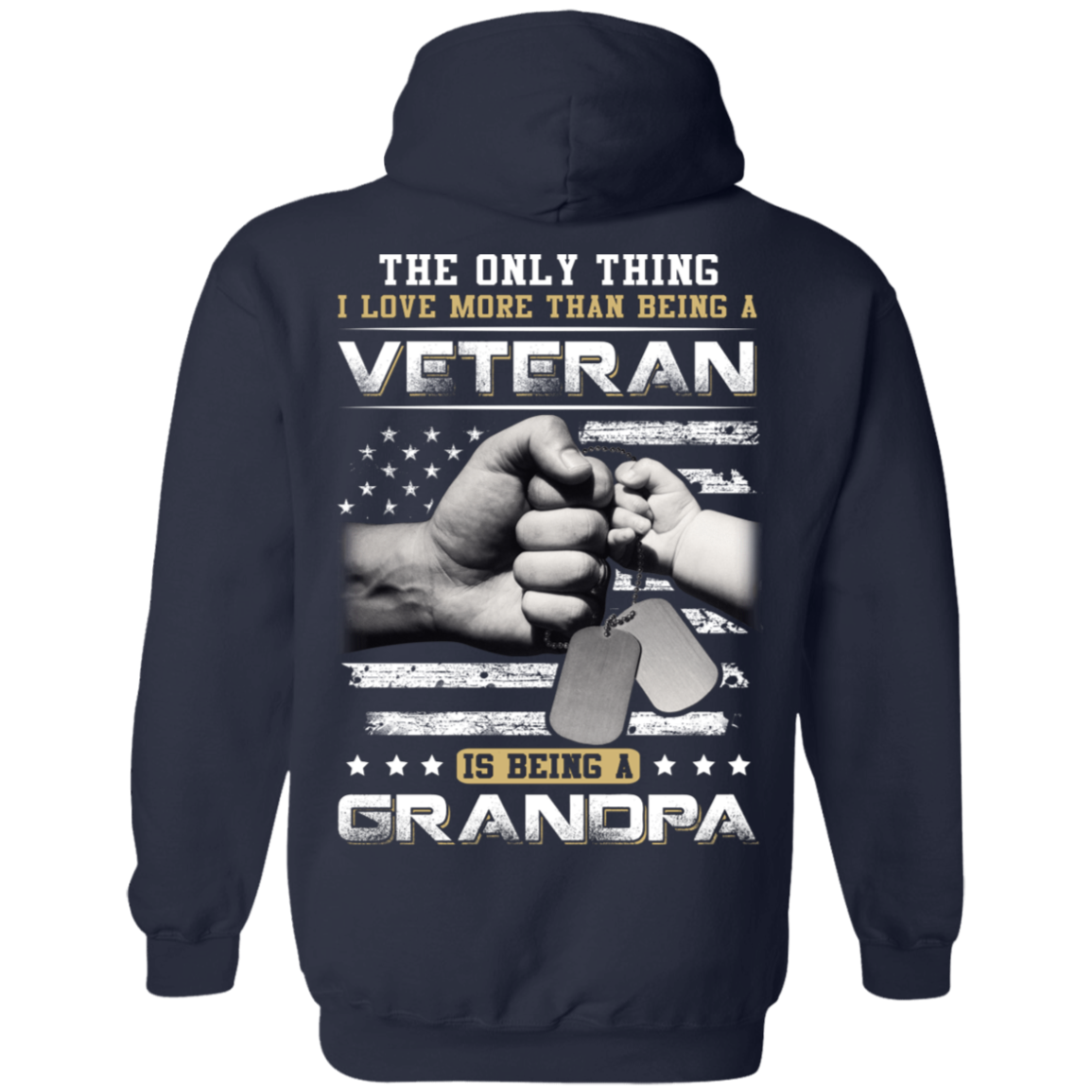 I Love More Than Being A Veteran Is Being A Grandpa T-Shirt & Hoodie | Teecentury.com