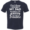 I Don't Always Listen To My Dad Gifts For Kids Youth Youth Shirt | Teecentury.com