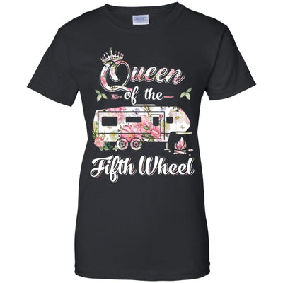 Queen Of The Fifth Wheel Funny Camping T-Shirt & Hoodie | Teecentury.com