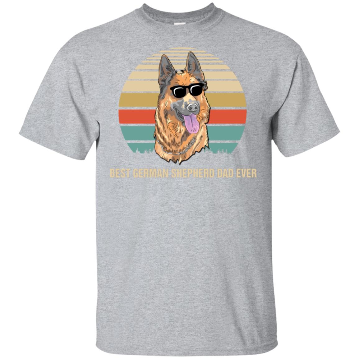 Vintage German Shepherd Dad Gifts Best German Shepherd Dad Ever T-Shirt & Hoodie | Teecentury.com