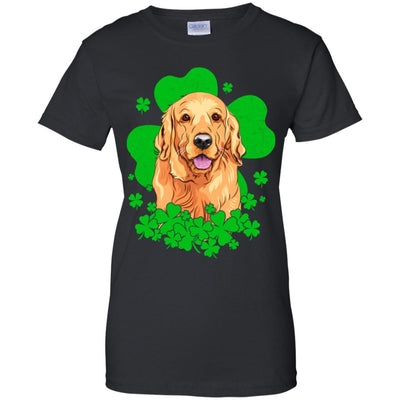 Golden Retriever St. Patrick's Day Clovers T-Shirt & Hoodie | Teecentury.com