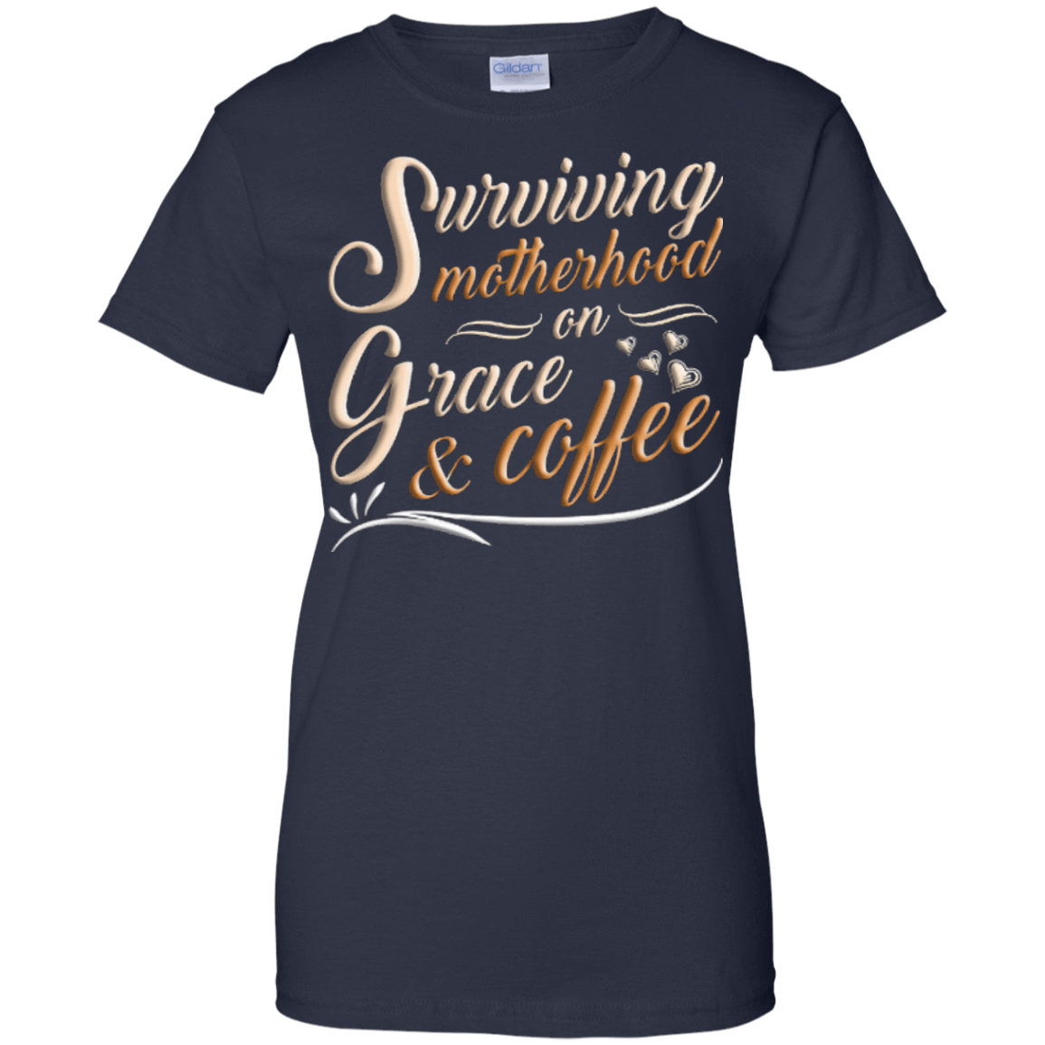 Surviving Motherhood On Grace And Coffee T-Shirt & Hoodie | Teecentury.com