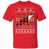 Otter Red Plaid Ugly Christmas Sweater Funny Gifts T-Shirt & Sweatshirt | Teecentury.com