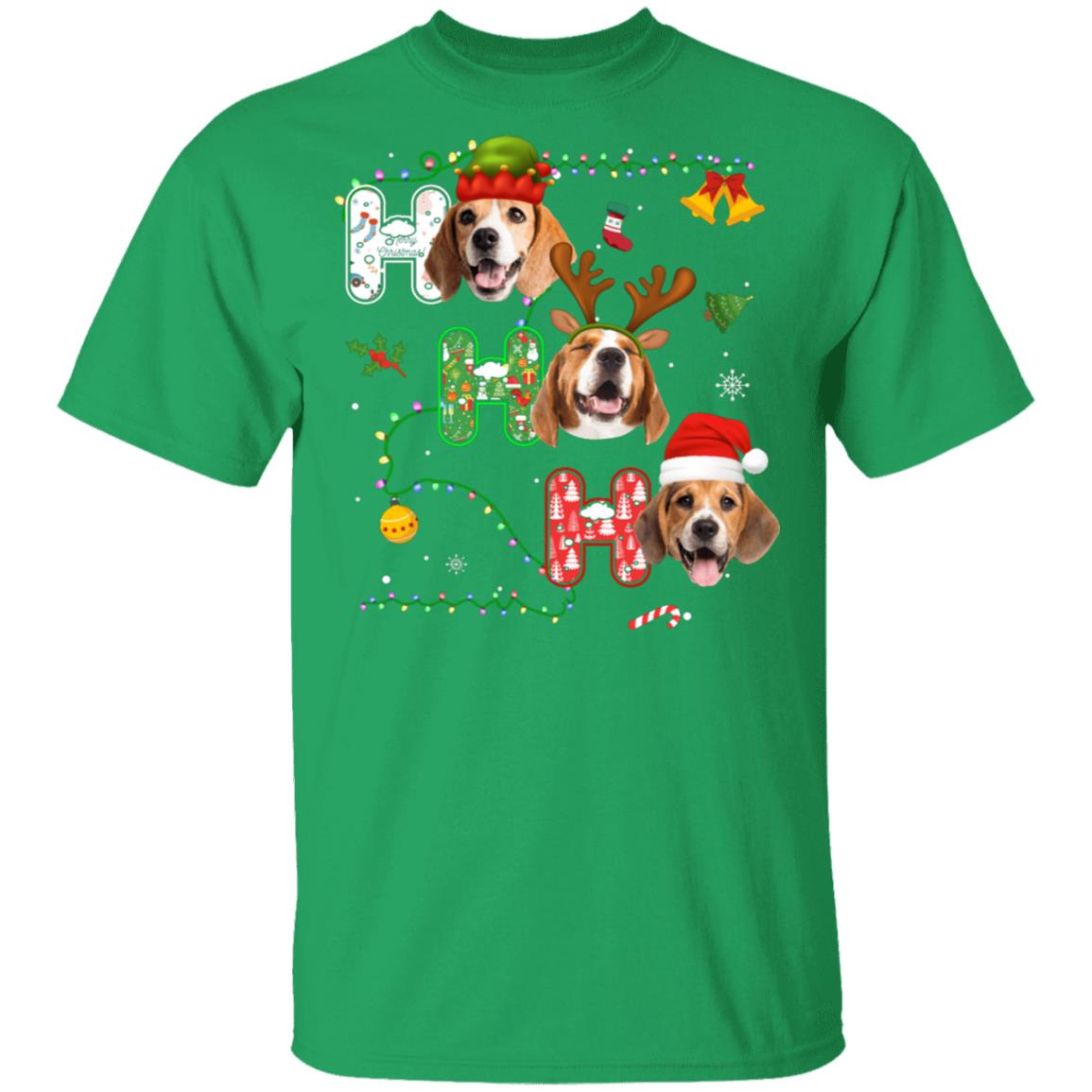 Christmas Ho Ho Ho Beagle Lover Funny Xmas Gift T-Shirt & Sweatshirt | Teecentury.com