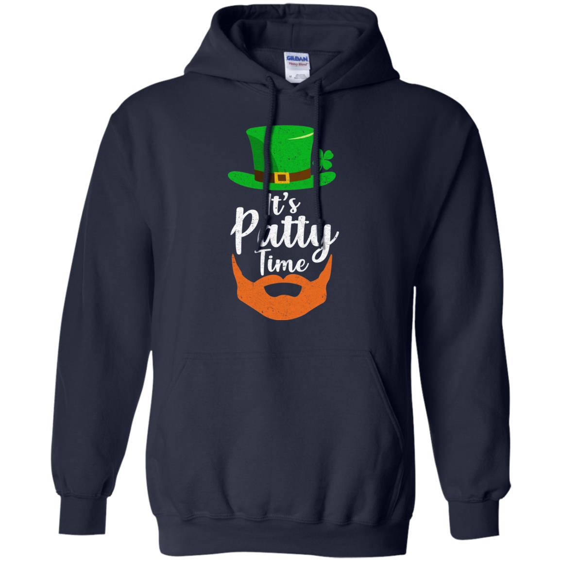 It's Patty Time Bearded Man St Patrick's Day T-Shirt & Hoodie | Teecentury.com