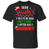 Dear Santa I Tried To Be Good But My Grammy Christmas Kids Youth Youth Shirt | Teecentury.com