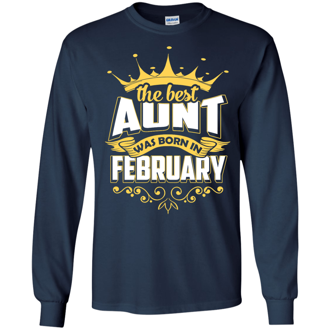 The Best Aunt Was Born In February T-Shirt & Hoodie | Teecentury.com