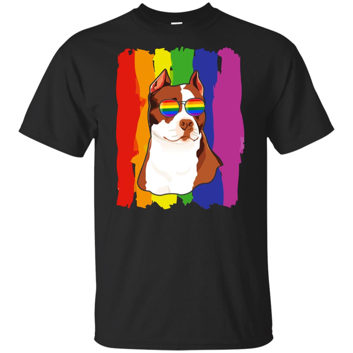 Funny Pit bull LGBT LGBT Pride Gifts T-Shirt & Hoodie | Teecentury.com