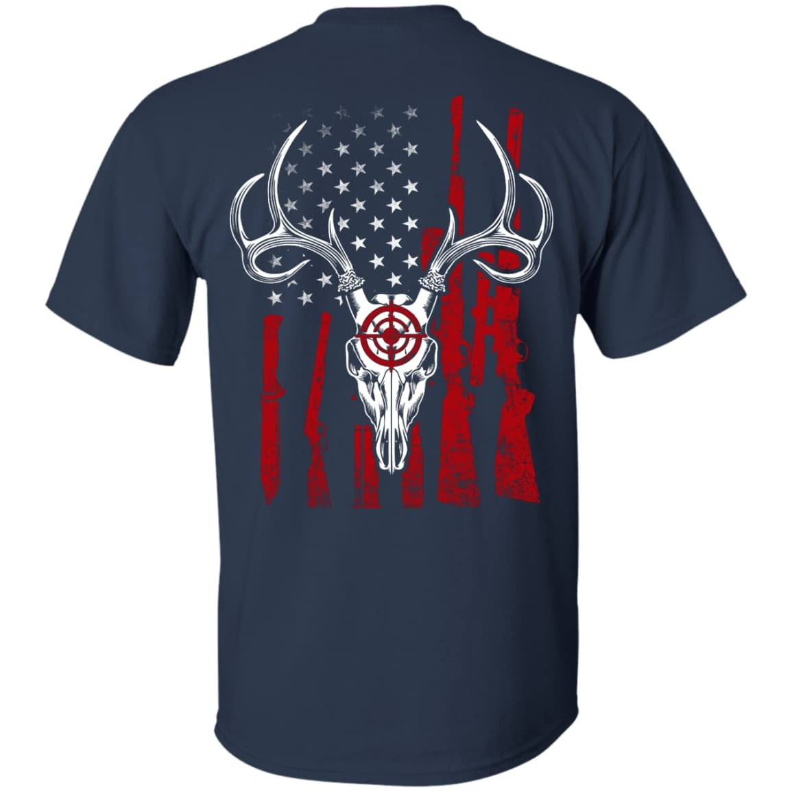 Deer Hunting American Flag T-Shirt & Hoodie | Teecentury.com