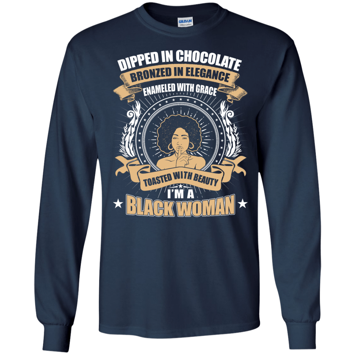 Toasted With Beauty I'm A Black Woman T-Shirt & Hoodie | Teecentury.com