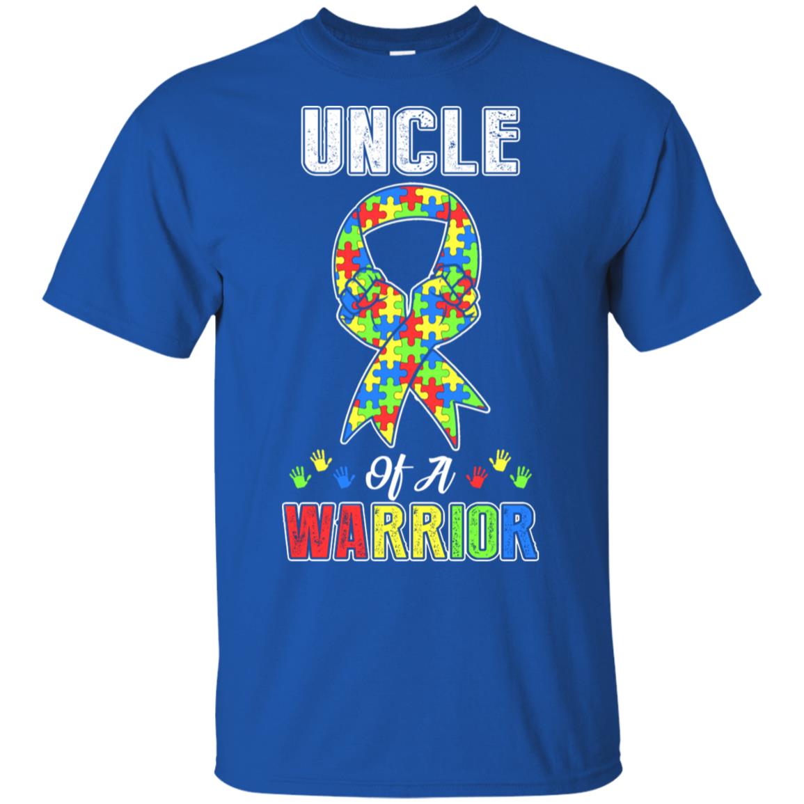 Uncle Of A Warrior Support Autism Awareness Gift T-Shirt & Hoodie | Teecentury.com