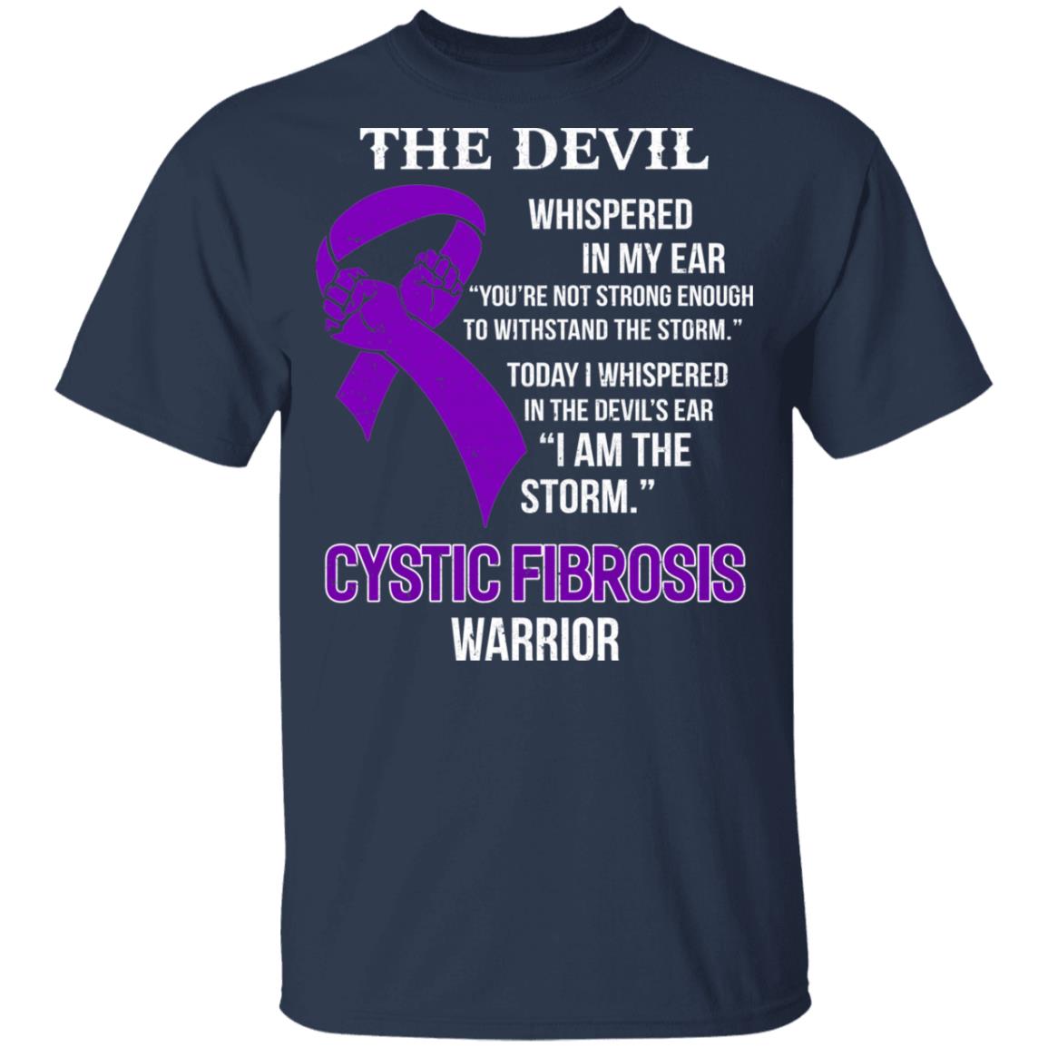 I Am The Storm Support Cystic Fibrosis Awareness Warrior Gift Youth Youth Shirt | Teecentury.com