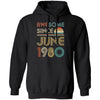 Awesome Since June 1980 Vintage 42th Birthday Gifts T-Shirt & Hoodie | Teecentury.com