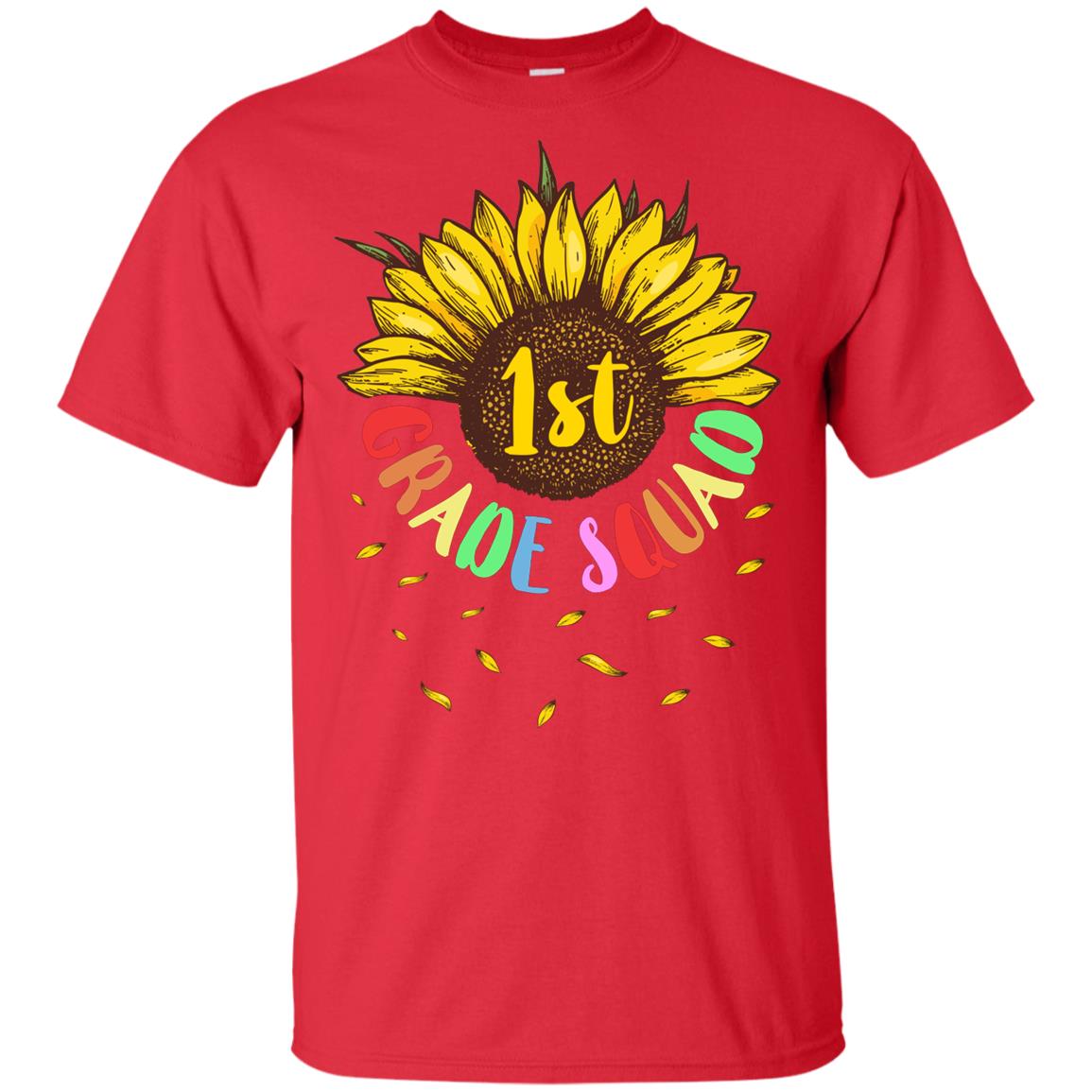 Sunflower 1St Grade Squad First Grade Teacher Youth Youth Shirt | Teecentury.com