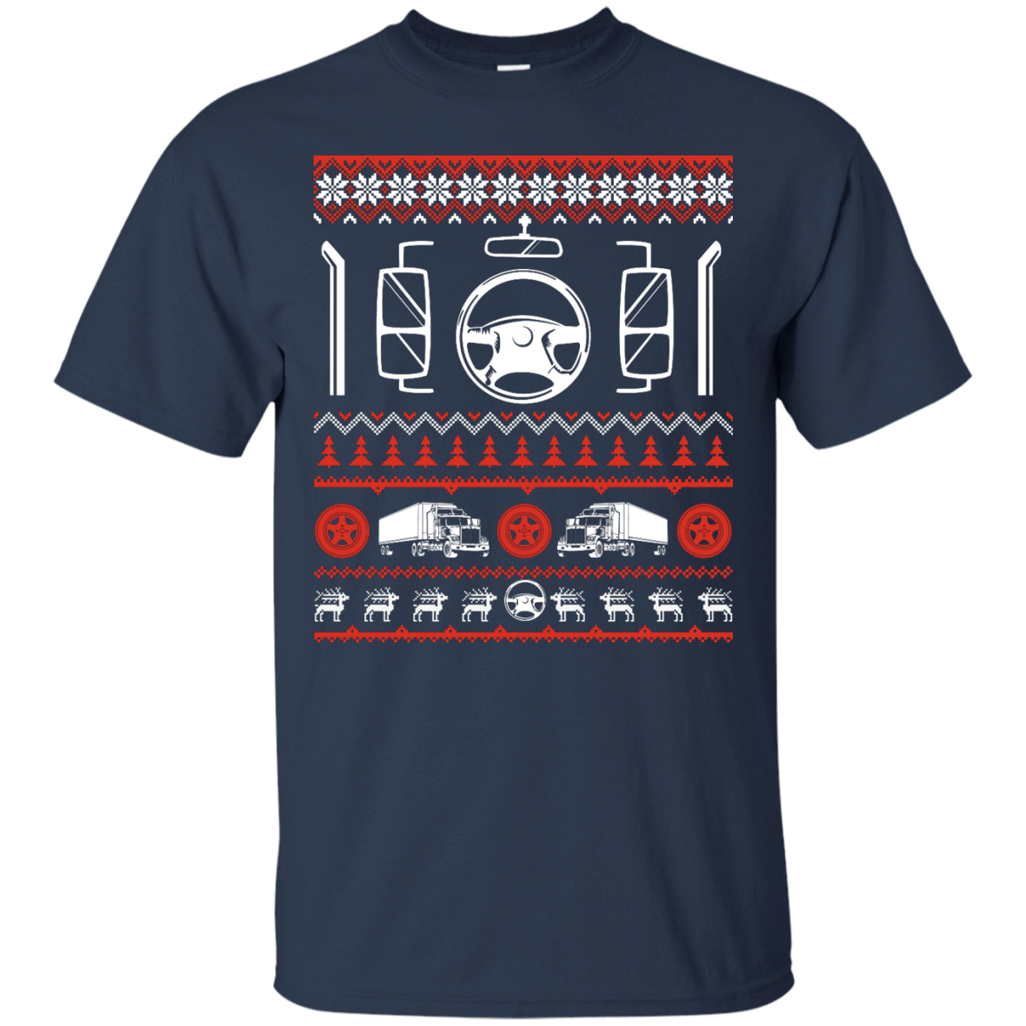 Trucker Christmas Sweater T-Shirt & Hoodie | Teecentury.com