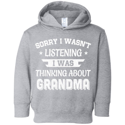 Sorry Not Listening Thinking About Grandma Funny Kids Youth Youth Shirt | Teecentury.com