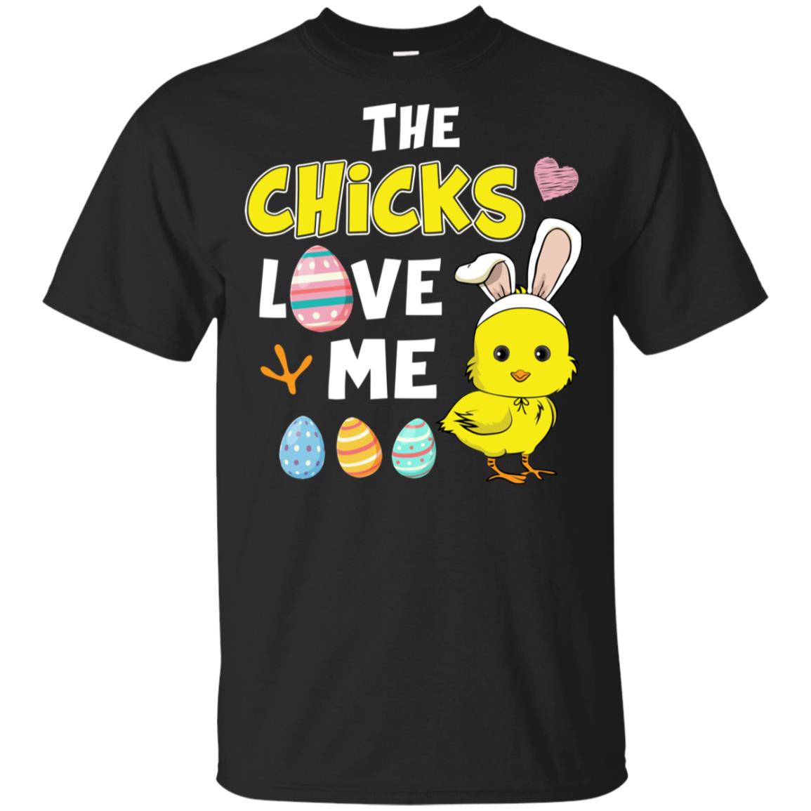 Happy Easter Tee Shirt - Funny Chick Bunny Ears With Egg Happy Easter Tee Shirt - Funny Chick Bunny Ears With Egg