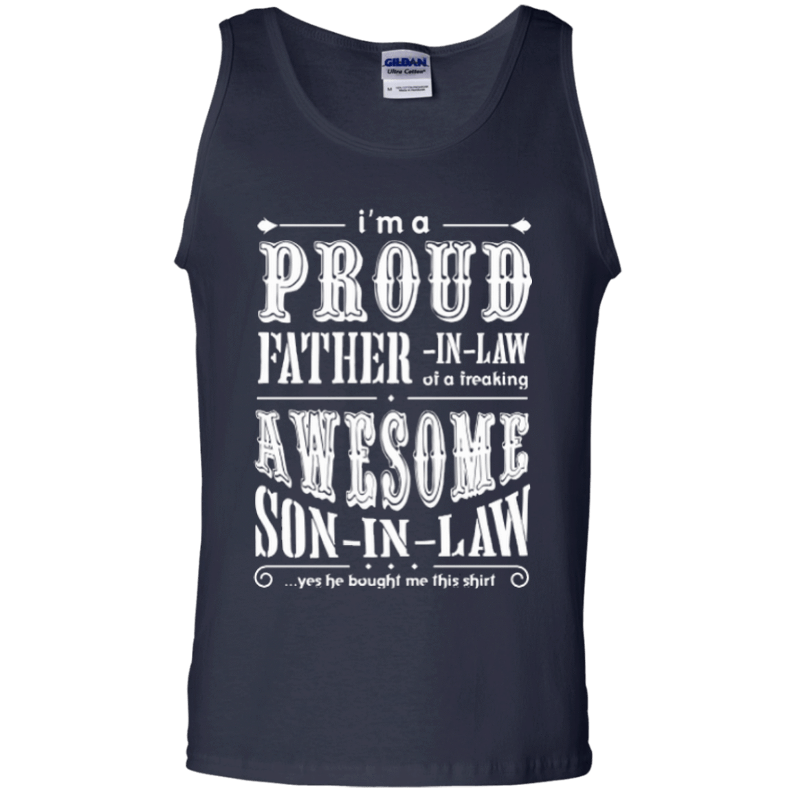 I'm a proud father-in-law of a freaking awesome son-in-law T-Shirt & Hoodie | Teecentury.com
