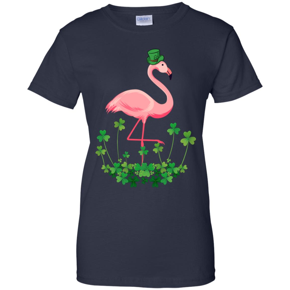 Flamingo Shamrock Happy St Patrick's Day T-Shirt & Hoodie | Teecentury.com