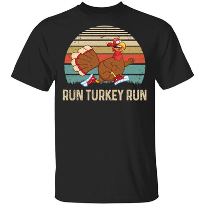 Run Like A Turkey On Thanksgiving Funny Running Runner Gift T-Shirt & Sweatshirt | Teecentury.com