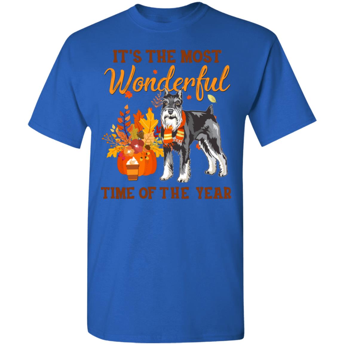 Schnauzer Autumn It's The Most Wonderful Time Of The Year T-Shirt & Hoodie | Teecentury.com