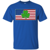 Shamrock Ireland USA Irish American Flag Gift T-Shirt & Hoodie | Teecentury.com