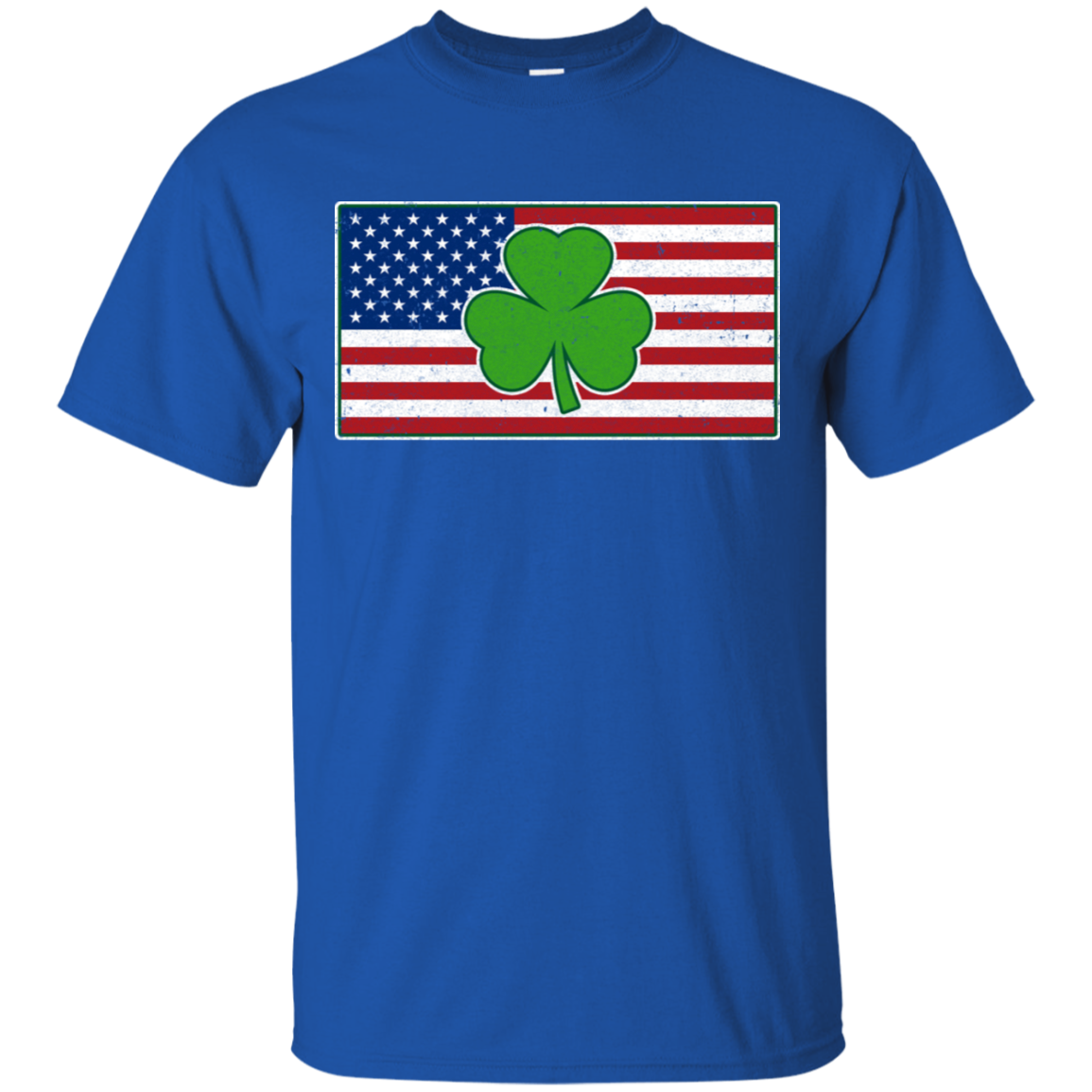 Shamrock Ireland USA Irish American Flag Gift T-Shirt & Hoodie | Teecentury.com