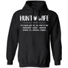 Hunt Wife Most Patient Married To The Dedicated Hunter T-Shirt & Hoodie | Teecentury.com