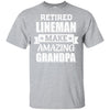 Funny Retired Lineman Make Amazing Grandpa Gifts T-Shirt & Hoodie | Teecentury.com