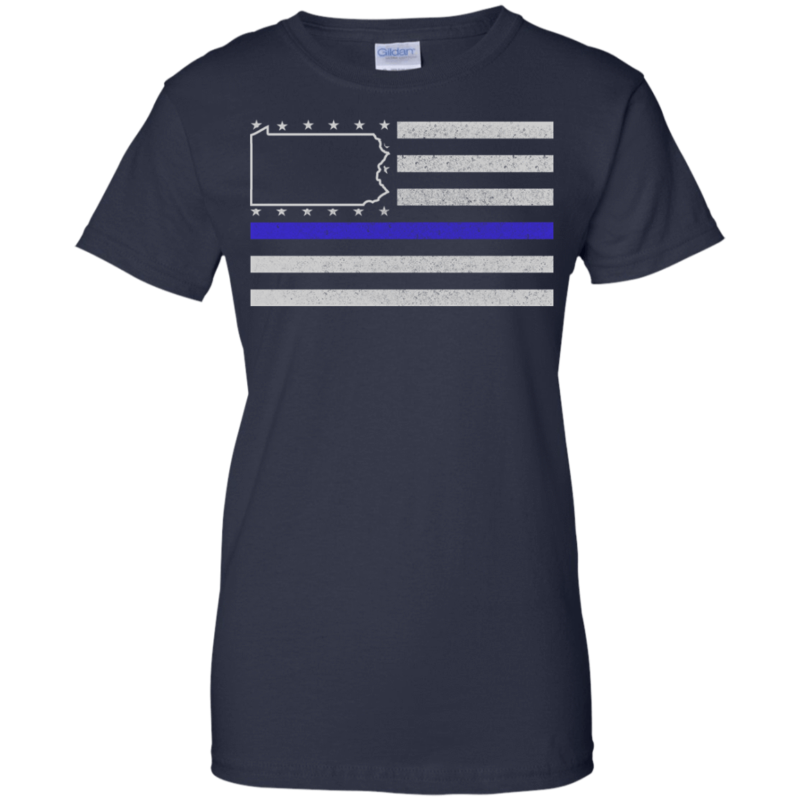 Pennsylvania Thin Blue Line Police State T-Shirt & Hoodie | Teecentury.com
