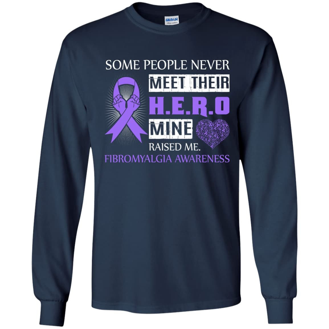 Fibromyalgia Awareness Some People Never Meet Hero T-Shirt & Hoodie | Teecentury.com