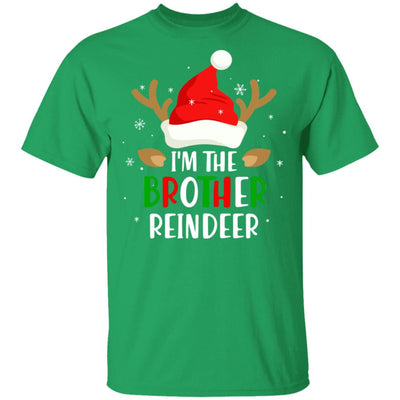 I'm The Brother Reindeer Matching Family Christmas T-Shirt & Sweatshirt | Teecentury.com