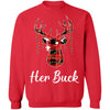 Her Buck Couples Matching Christmas Pajamas Costume Gift T-Shirt & Sweatshirt | Teecentury.com