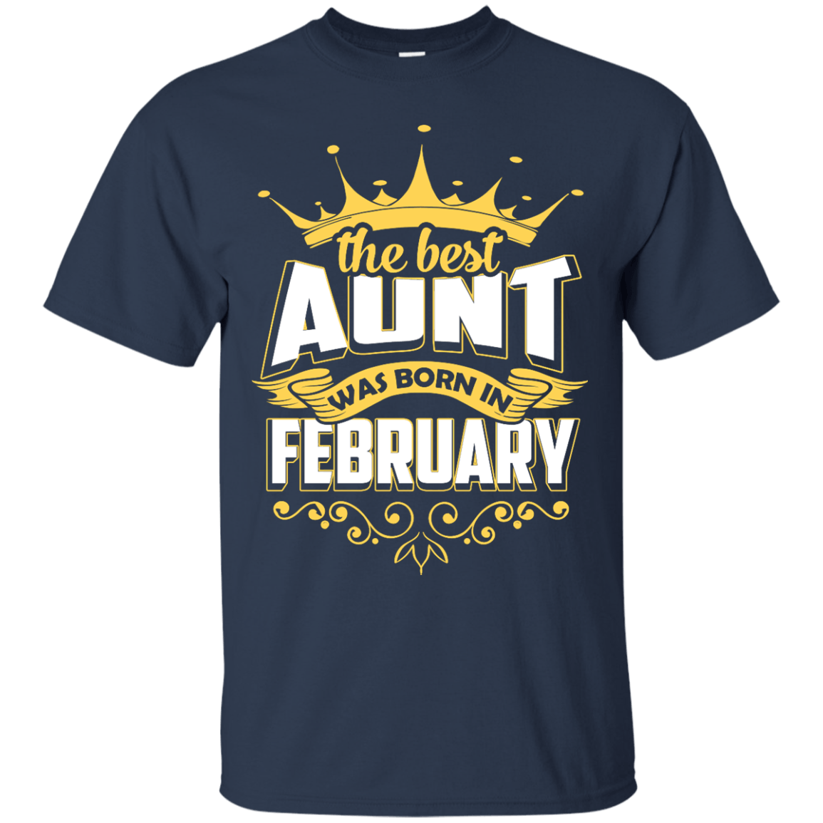 The Best Aunt Was Born In February T-Shirt & Hoodie | Teecentury.com