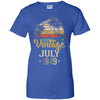 Retro Classic Vintage July 1949 73th Birthday Gift T-Shirt & Hoodie | Teecentury.com