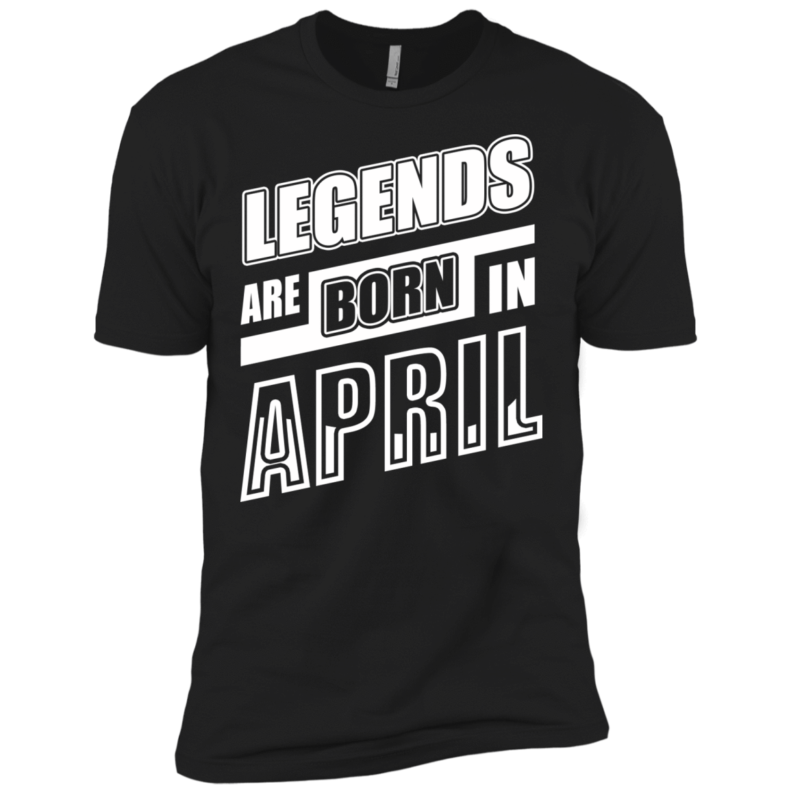 Legends are born in APRIL T-Shirt & Hoodie | Teecentury.com