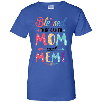 Blessed To Be Called Mom And Meme Mothers Day Gift T-Shirt & Hoodie | Teecentury.com