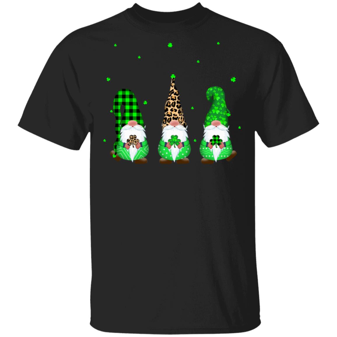Leprechaun Irish Gnomes Leopard Plaid St Patrick's Day Gifts T-Shirt & Hoodie | Teecentury.com
