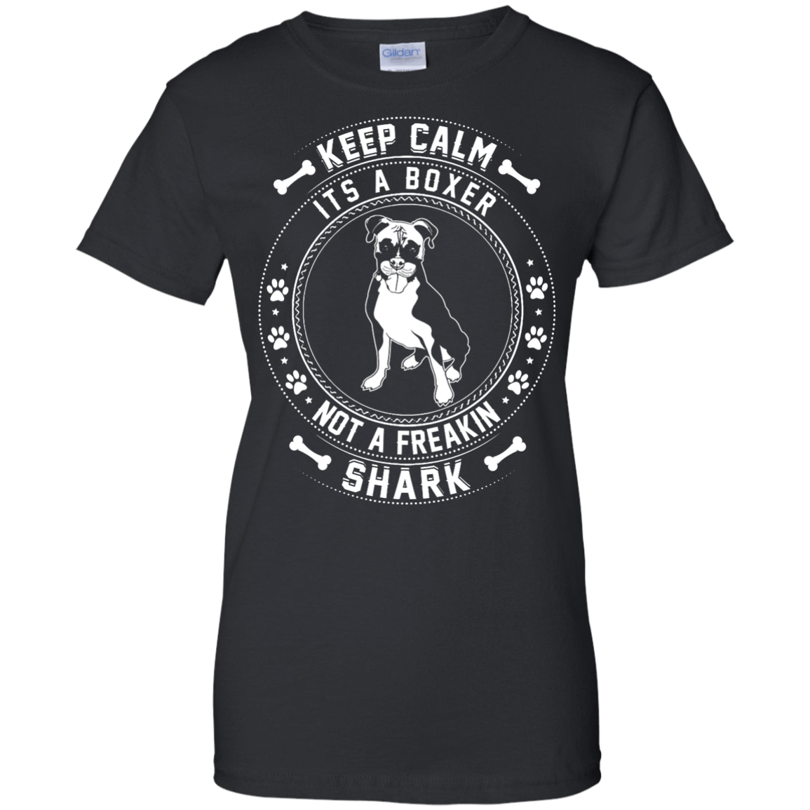 Keep Calm It's A Boxer Not A Freaking Shark T-Shirt & Hoodie | Teecentury.com