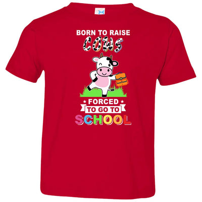 Born To Raise Cow Forced To Go To School Youth Youth Shirt | Teecentury.com