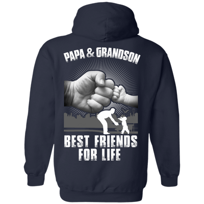 Papa And Grandson Best Friends For Life T-Shirt & Hoodie | Teecentury.com