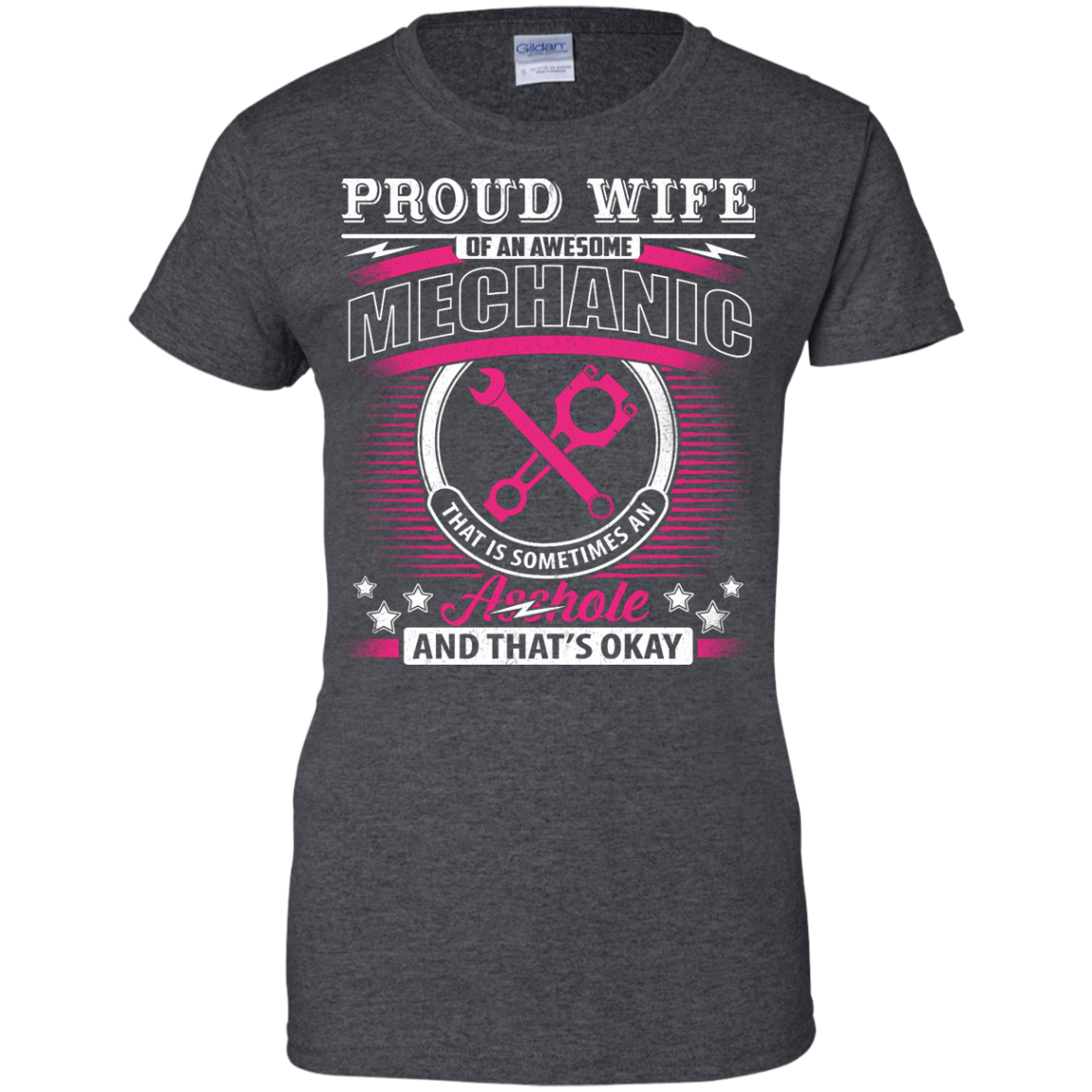 Proud Wife Of An Awesome Mechanic T-Shirt & Hoodie | Teecentury.com